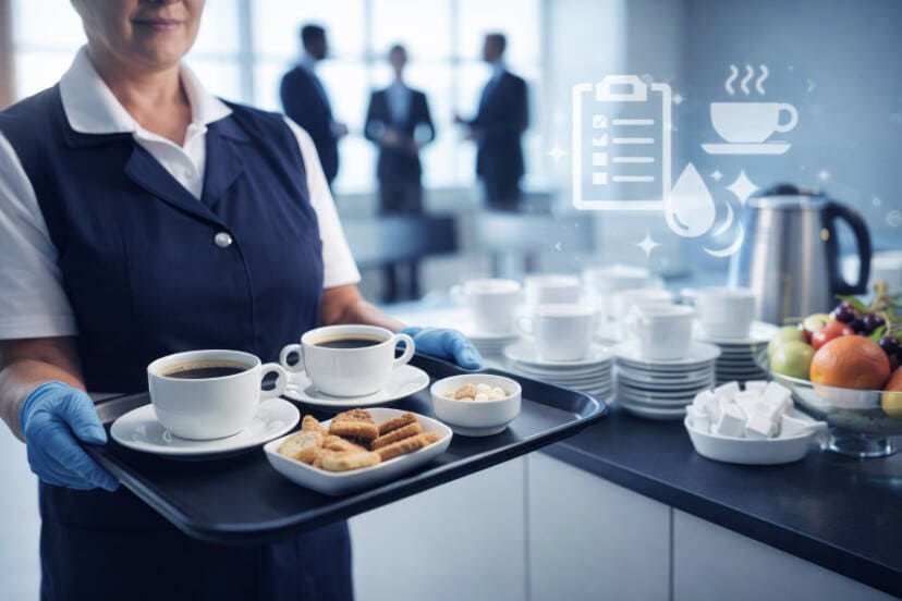 Por que o serviço de copeira impacta a imagem da sua empresa