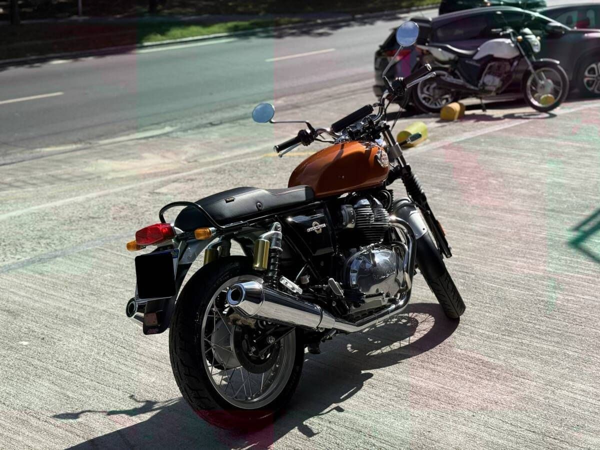 ROYAL ENFIELD INTERCEPTOR 650 ABS LARANJA R$25.900 - Foto 6