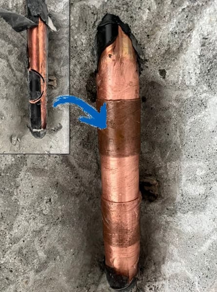 Reparo de tubulação de gás Tubulação de cobre