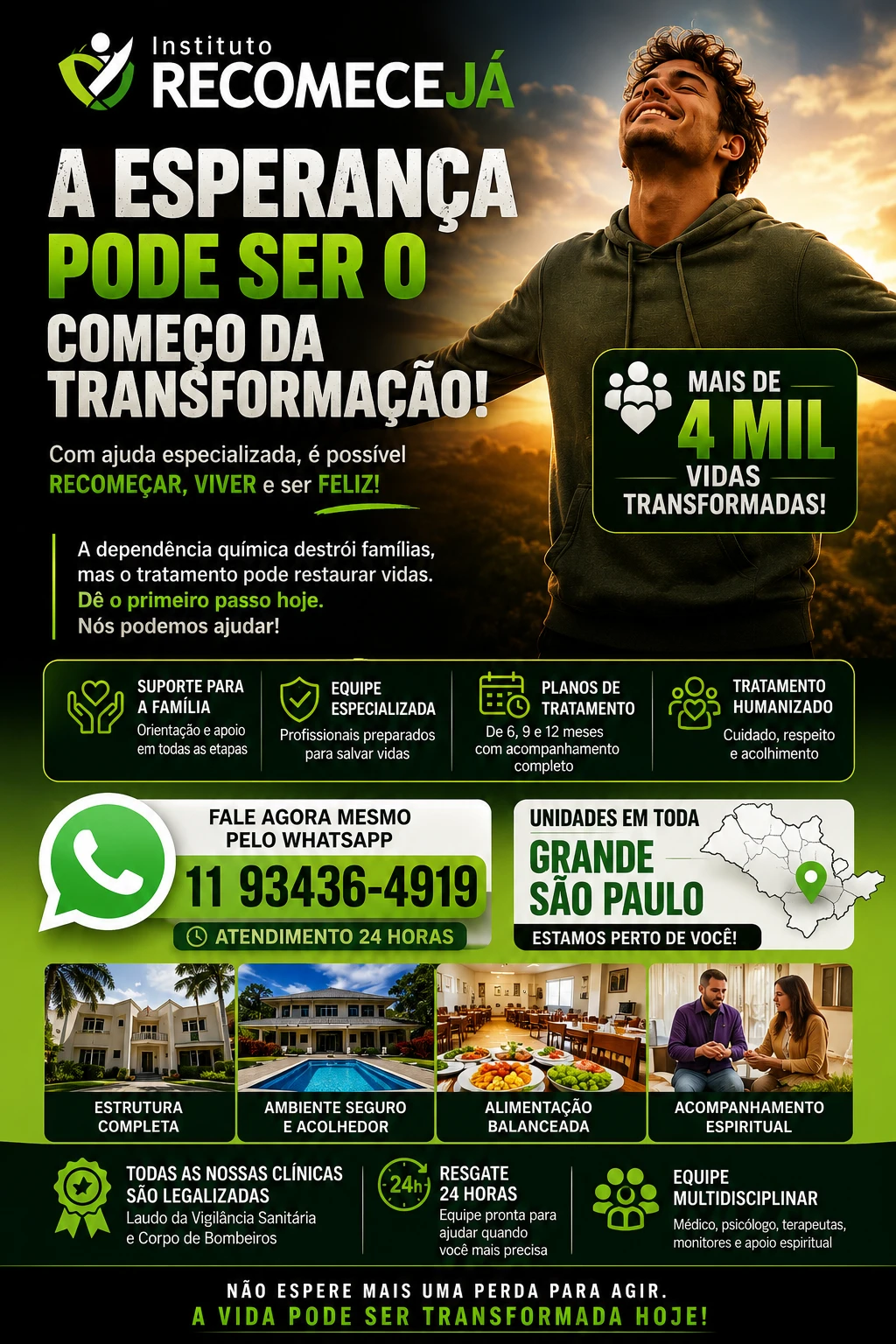 DEPENDÊNCIA QUÍMICA TEM CURA?