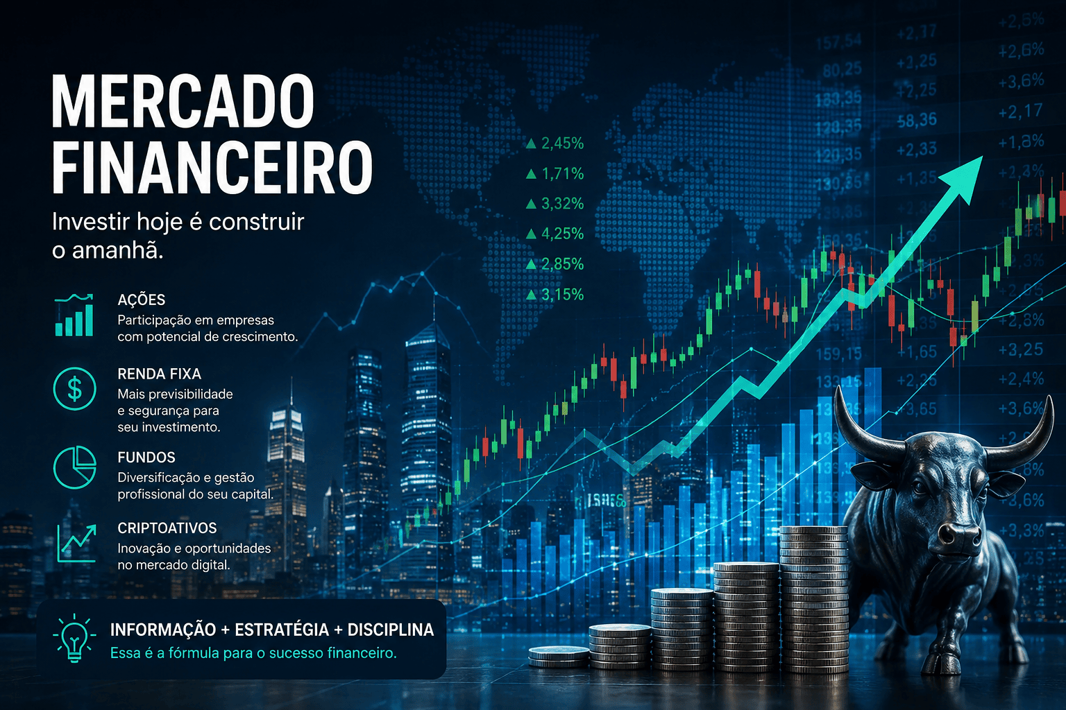 Tendências do Mercado Financeiro: O Que Está Moldando os Investimentos em 2026