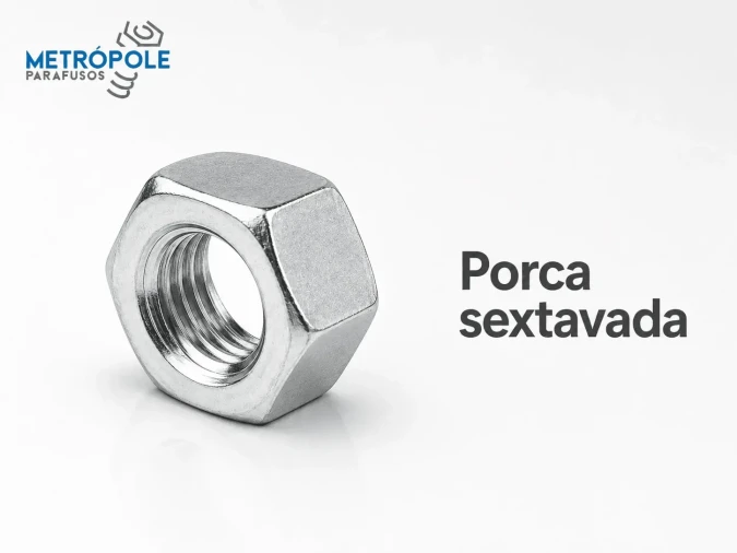 Porca sextavada - Foto 1