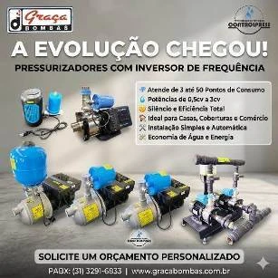Sistemas de Pressurização de água dimensionados e desenvolvidos de acordo com seu projeto!